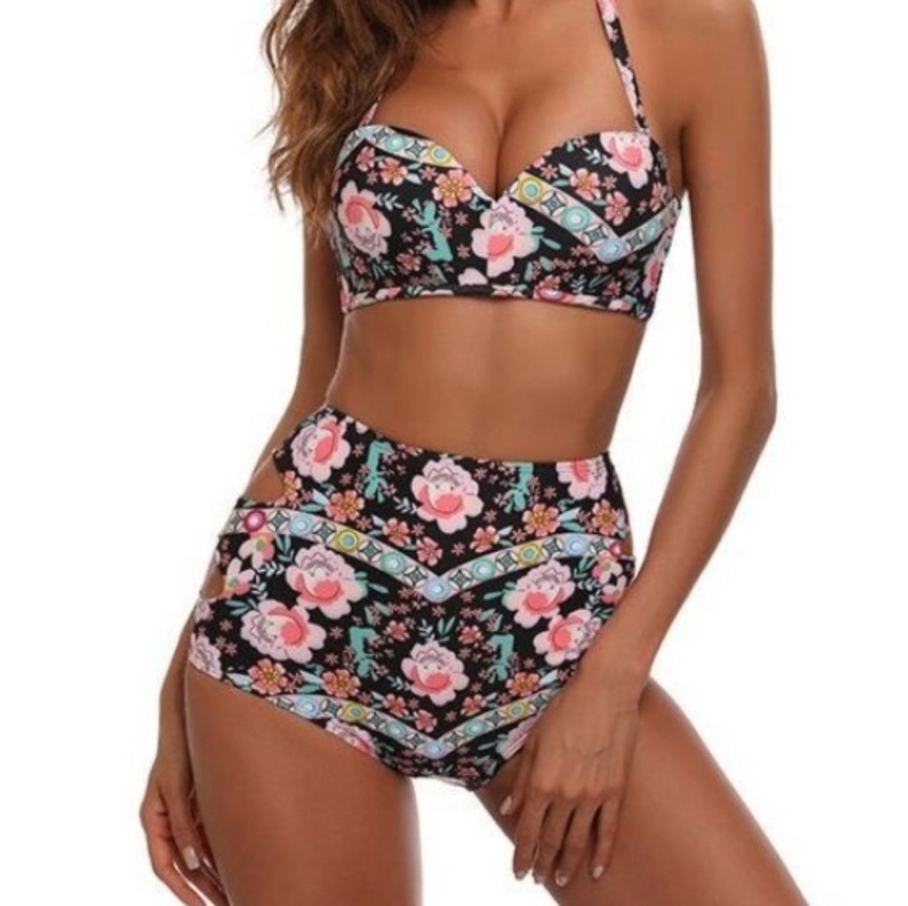 High waisted swimsuit